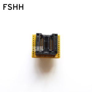 OTS-20-1.27-01 socket WL-SOP20-U1 CNV-SOP-NDIP20 Programmer Adapter 208mil SOP20 to DIP20 Adapter IC test socket 1.27mm Pitch