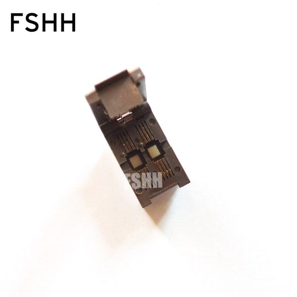 FP-1.27-8-2 IC Test Socket/FP-1.27-8 FP8 SOP8 SOIC8 SO8 Burn-in Socket/IC Socket(Two placement/Flip test seat)