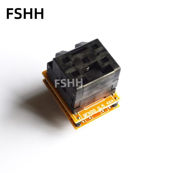 QFN20 to DIP20 adapter 4x4mm 0.5mm QFN20 WSON20 DFN20 MLF20 test socket QFN20 Programmer adapter - Image 2