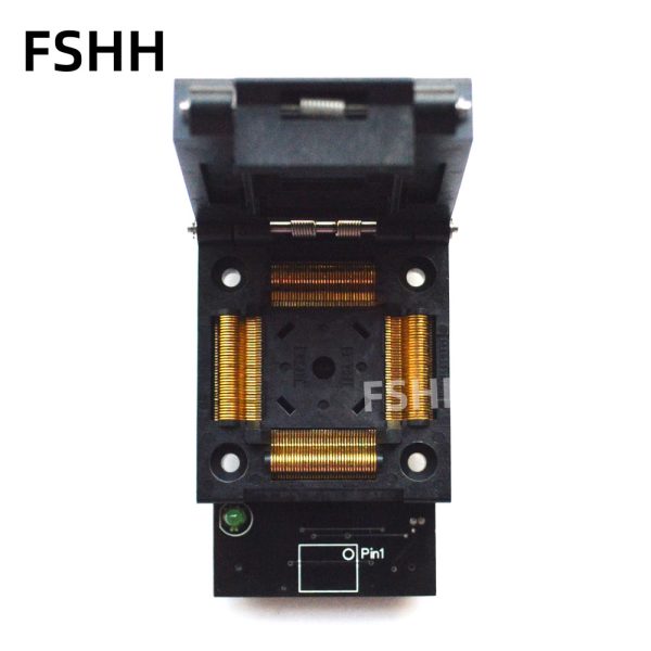 Clamshell QFP144 LQFP144 TQFP144 SU-H8S2505-TQ144 Programmer Adapter for LP Programmer IC51-1444-1345 socket - Image 2