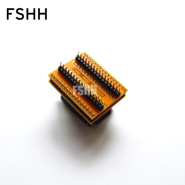 QFN32 to DIP32 Programmer adapter WSON32 UDFN32 MLF32 ic test socket Size=13.2mmx13.2mm Pin pitch=1.27mm - Image 3