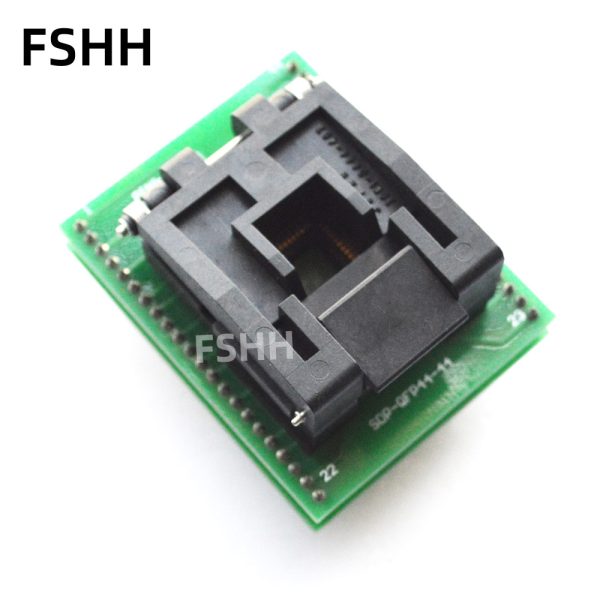 SDP-QFP44-44 Programmer adapter Clamshell QFP44 to DIP44 adapter QFP44 TQFP44 LQFP44 test socket 0.8mm - Image 2