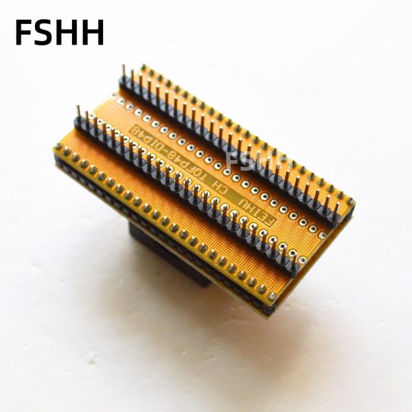 SA248 TQFP48 to DIP48 Programmer adapter LQFP48 QFP48 test socket Pitch=0.65mm Size=6.9mmX8.6mm - Image 3