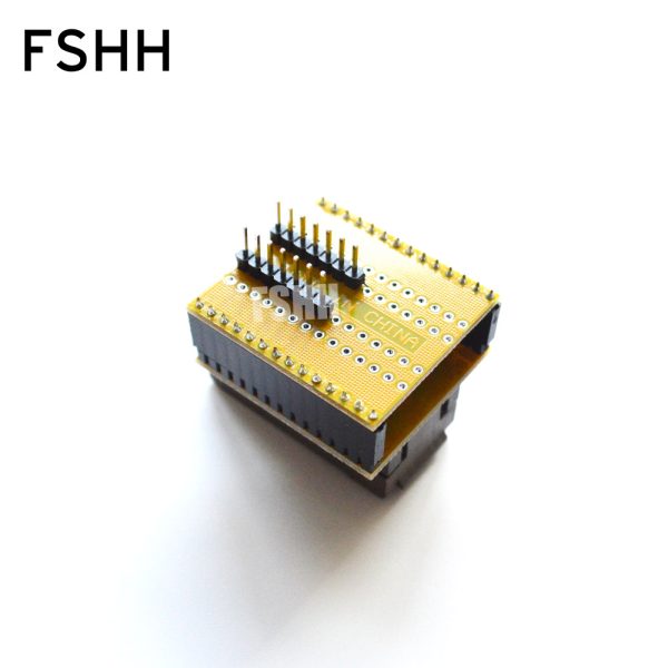 150mil SOP14 to DIP14 programmer adapter Clamshell for SOP14 FP14 test socket Pitch=1.27mm width=3.9/6.0mm - Image 3