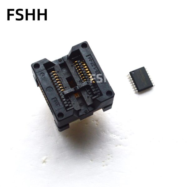 300mil SOP16 to SOP16 test socket SOP16/SOIC16/SO16 socket Pitch 1.27mm to 1.27mm - Image 2