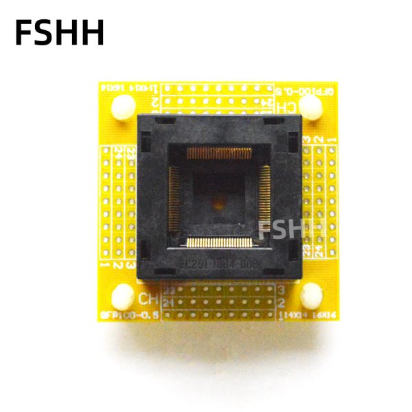 IC201-1004-008 test socket TQFP100 QFP100 socket Pitch 0.5mm - Image 2
