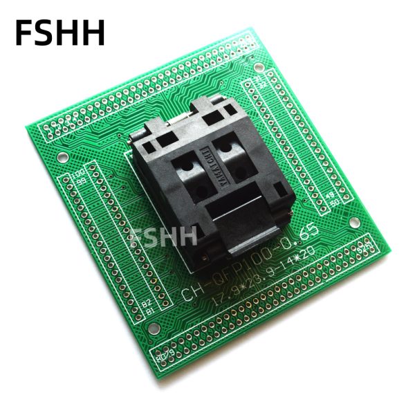 IC51-1004-814-2 test socket QFP100 LQFP100 TQFP100 IC socket Pitch 0.65mm - Image 3