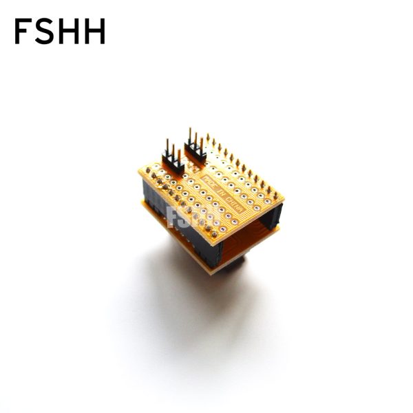QFN6 Test Socket WSON6 MLF6 DFN6 Socket(Flip test seat) Pitch=0.5mm Size=5x2mm - Image 3