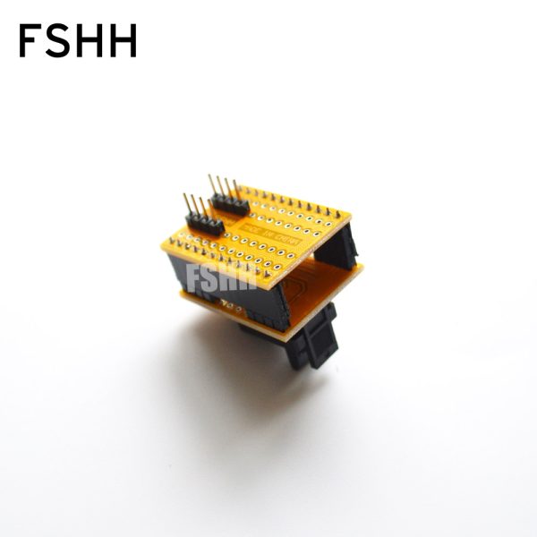 QFN8 to DIP8 Programmer adapter DFN8 WSON8 MLF8 socket Pitch=0.65mm Size=3mmX3mm - Image 3
