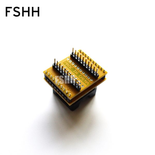 OTS-20-1.27-01 socket WL-SOP20-U1 CNV-SOP-NDIP20 Programmer Adapter 208mil SOP20 to DIP20 Adapter IC test socket 1.27mm Pitch - Image 3