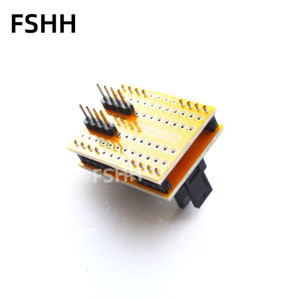 Double station 0603 test socket, flip type with board with terminal, resistance capacitor socket - Image 3