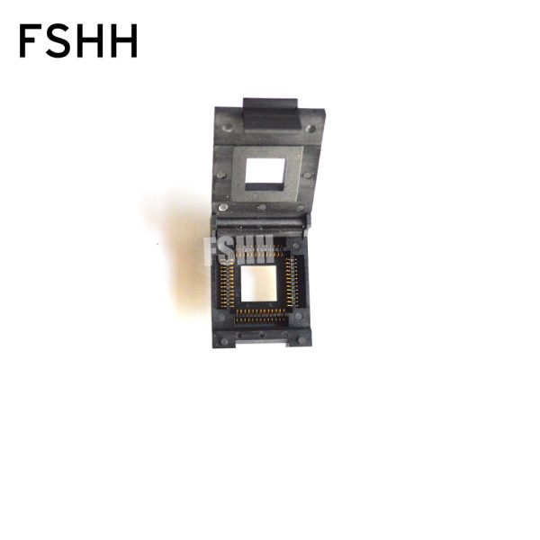 QFN52 WSON52 UDFN52 MLF52 ic test socket Size=20mmx20mm Pin pitch=1.27mm - Image 2