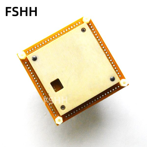 QFN76 test socket WSON76 DFN76 MLF76 With PCB board Adapter Pitch=1.0mm Size=27x27mm - Image 3