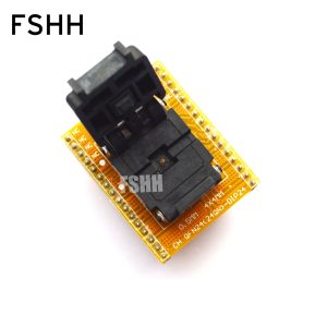 QFN24 to DIP24 DFN24 WSON24 MLF24 programmer adapter ic test socket QFN24 4mmX4mm 0.5mm 24QN50S14040-B socket