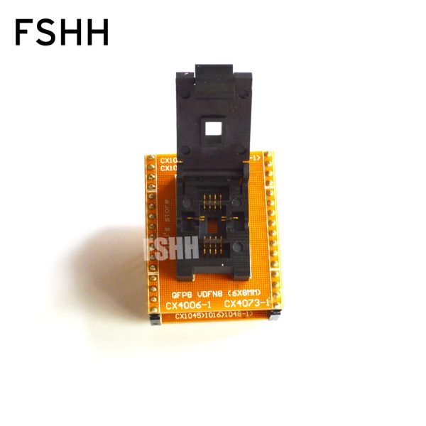 6*8mm QFN8 to DIP8 Adapter for SUPERPRO5000E/5000 CX1045 CX1016 CX1048-1 adapter module can be used after modification - Image 2