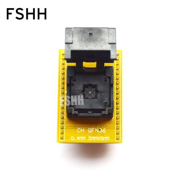QFN36 to DIP36 Programmer adapter QFN36-DIP36 IC test socket WSON36 DFN36 MLF36 0.4mm Size=5x5mm - Image 2