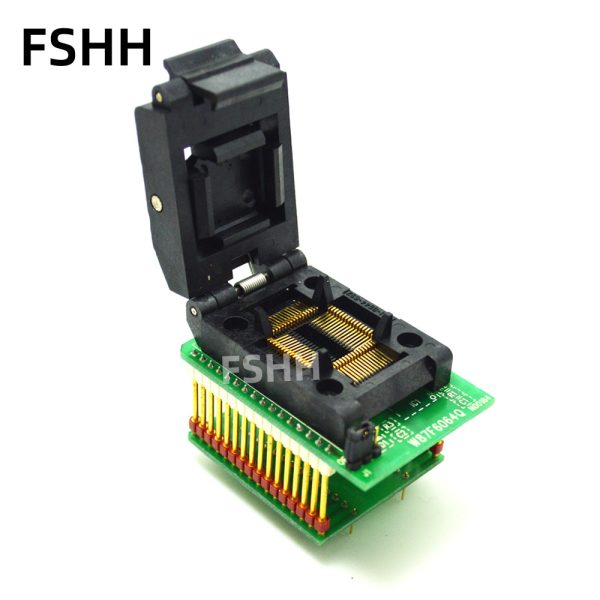 W87F6064Q Programmer Adapter QFP64-DIP32 Adapter TQFP64 LQFP64 IC Test Socket - Image 2