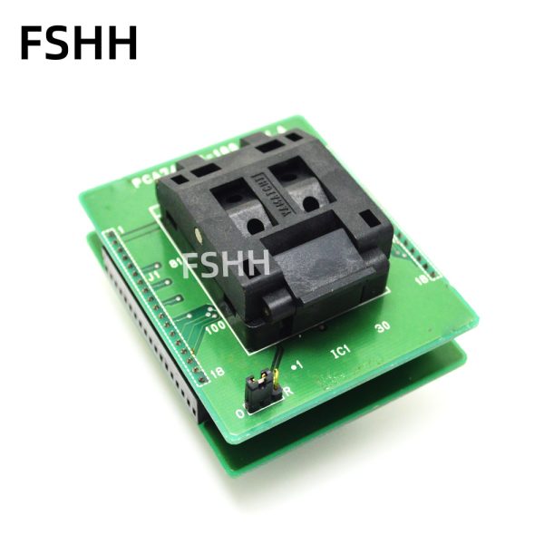 PCA7477G-100 REV.A programmer adapter IC51-1004-814-18 test socket QFP100 to DIP16 adapter LQFP100 TQFP100 test socket - Image 2