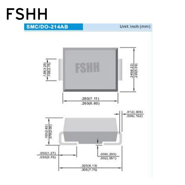 DO-241AB 3220 Capacitance test socket SMC Chip capacitors test seat With PCB online monitoring - Image 4