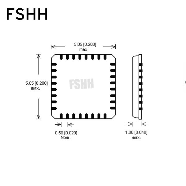 SA686 Programmer adapter WSON32 to DIP32 socket DFN32 QFN32 MLF32 Pitch=0.5mm Size=5mmX5mm - Image 4