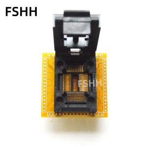 IC51-0644-692 test socket QFP64 TQFP64 LQFP64 socket 0.8mm Pitch