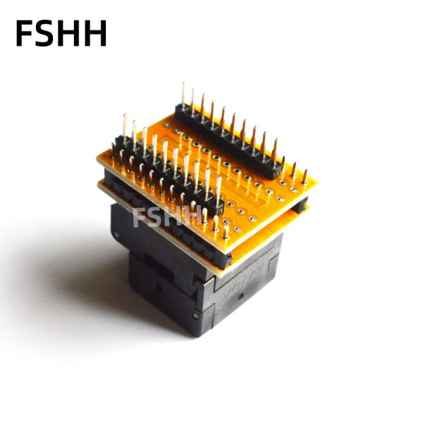 QFN20 to DIP20 adapter 4x4mm 0.5mm QFN20 WSON20 DFN20 MLF20 test socket QFN20 Programmer adapter - Image 3