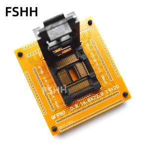 IC51-0804-1200 test socket TQFP80 QFP80 LQFP80 socket 0.8mm 14X20mm 16.8X22.8mm QFP80 to DIP Adapter