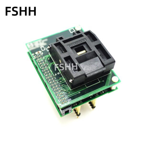 MN102LP25-OTQ (2) adapter PB96061A1 PB97080A0 test socket OTP2ROM28 / 32/40 QFP100 to DIP32 programmer adapter - Image 2