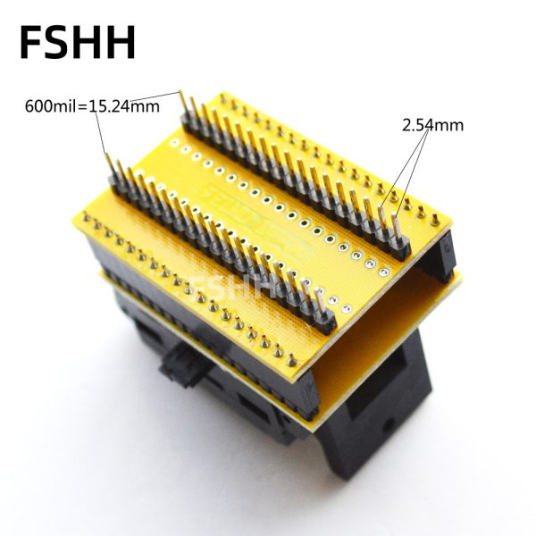 CNV-SOP36-DIP Programmer adapter Clamshell SOP36 to DIP36 test socket 0.8mm IC51-0362-309 ic socket - Image 3