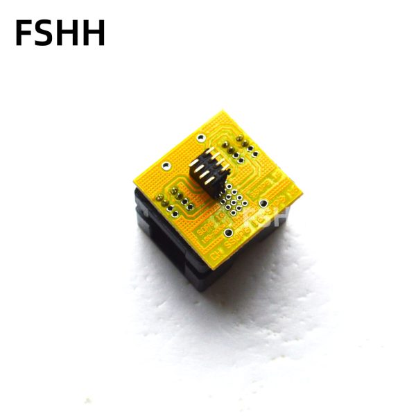 1 pcs Chip solderless test adapter SSOP8 to SOP8 test socket 170mil SSOP8 to 150mil SOP8 socket - Image 2