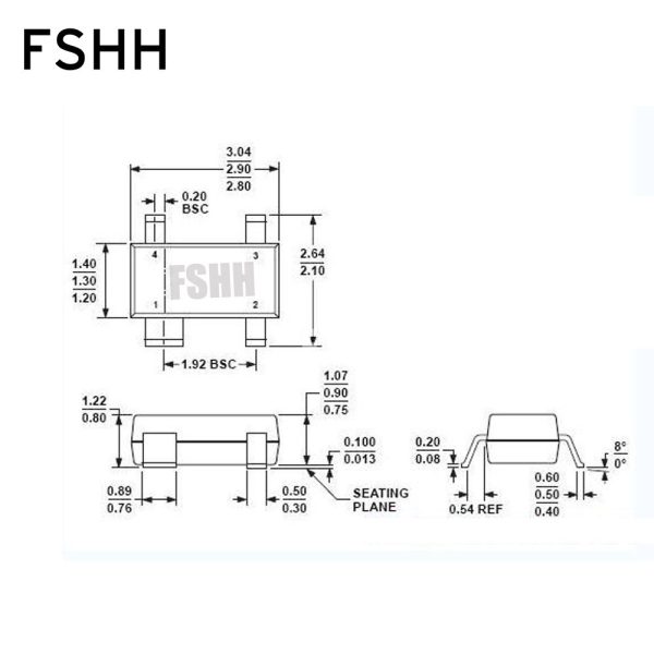 Clamshell SOT143 socket SOT-143 test socket Aging test socket With PCB terminal block - Image 4