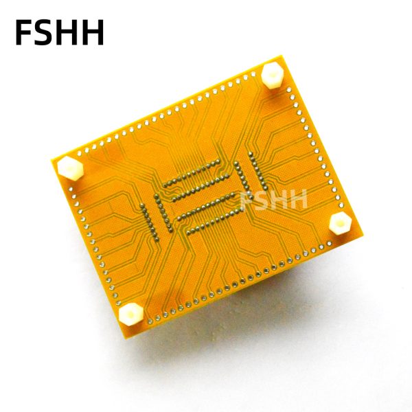 QFP80 test socket TQFP80 LQFP80 IC51-0804-566 IC TEST SOCKET With PCB board Pitch=0.8mm Size=14.8x21.8mm 18.8x23.8mm - Image 3