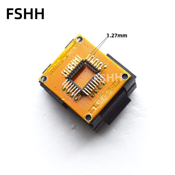 1pcs PLCC32 to PLCC32 test socket Program debugging test seat 1.27mm to 1.27mm plcc - Image 2