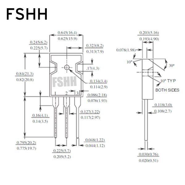 TO-3P test socket TO3P TO3P-4 TO3P-5 TO247 Aging test socket Plug-transistor test seat With PCB with wiring terminals - Image 4
