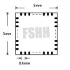 QFN40 to DIP40 Programmer Adapter wson40 dfn40 mlf40 test socket Pitch=0.4mm Size=5x5mm - Image 4