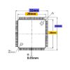 Clamshell TQFP144 QFP144 test socket LQFP144 With PCB ic socket IC51-1444-648 socket 0.65mm 28x28mm 32x32mm - Image 3