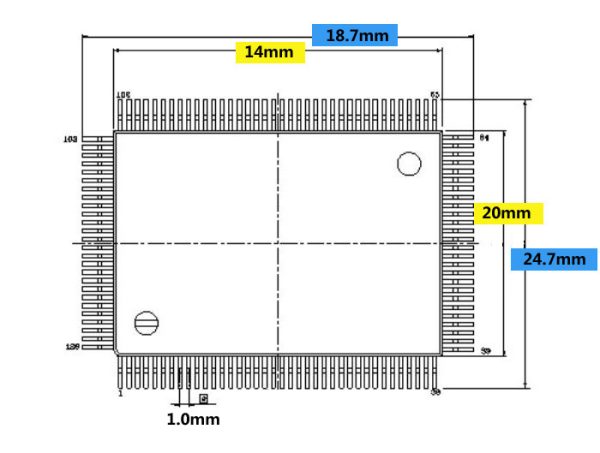 GA57P5116 Programmer Adapter TQFP64 QFP64 IC51-0644-820-1 IC Test Socket - Image 4