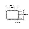 IC51-0644-692 test socket QFP64 TQFP64 LQFP64 socket 0.8mm Pitch - Image 4