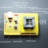 STM8 QFP64 Core board STM8A STM8S STM8L Download seat test socket Programmer adapter TQFP64 LQFP64 0.5mm pitch - Image 2
