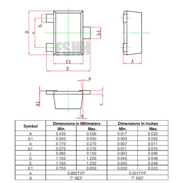 SOT-723 test socket SOT723 Aging test socket With PCB with wiring terminals socket - Image 3