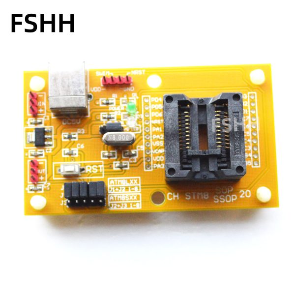 STM8-SOP20 Core board 300mil SOIC20 STM8L STM8A STM8S Download seat test socket Programmer adapter - Image 2