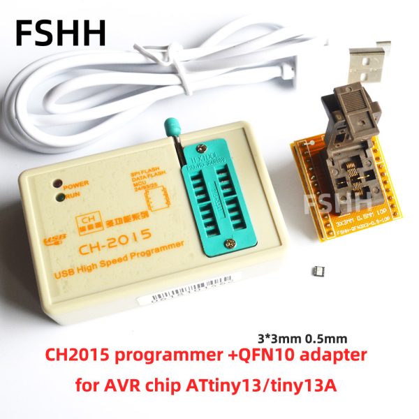 CH2015 programmer + AVR ATtiny13a tiny 24 tiny25 tiny26 tiny44 tiny45 tiny84a tiny85 chip adapter - Image 4