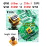 Mini series QFN8 socket QFN8 to DIP8 adapter to QFN8 to SOP Programmer adapter WSON8 DFN8 MLF8 VFND8 6x8mm 1.27mm SOCKET - Image 3