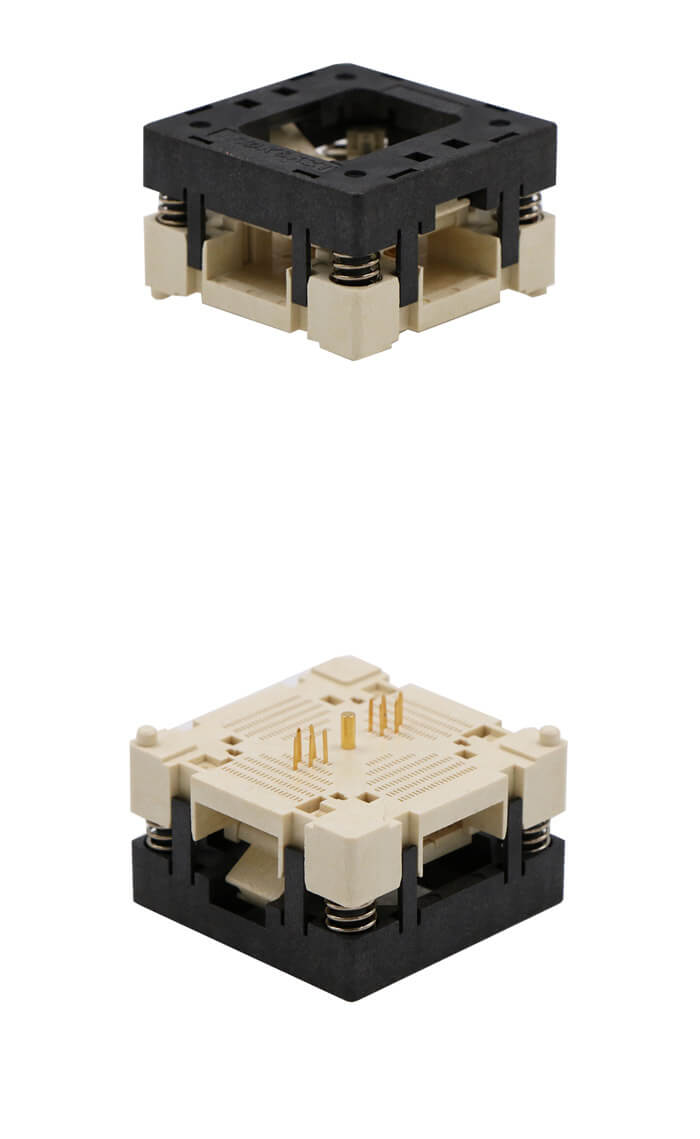Dfn10 Plug Open Top QFN10 Test Socket DFN10 MLF10 WSON10 Adapter 3x3mm 0.5mm Pitch ...