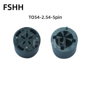 TO54 4pin 2.54mm pitch Crystal transistor test socket laser diode socket