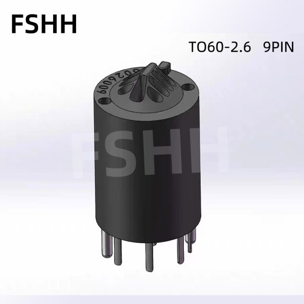 TO60 7pin 8pin 9pin 2.6mm 2.9mm pitch Crystal transistor test socket laser diode socket - Image 4