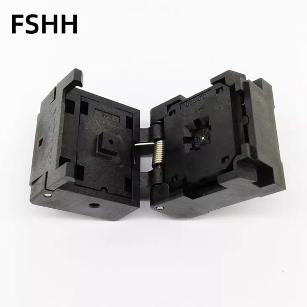 Clamshell QFN28 IC test socket WSON28 DFN28 MLF28 programmer Adapter 4x4mm 0.4mm pitch - Image 5