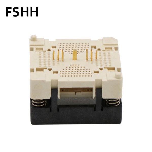 open top QFN10 test socket DFN10 MLF10 WSON10 Adapter 3x3mm 0.5mm pitch - Image 2