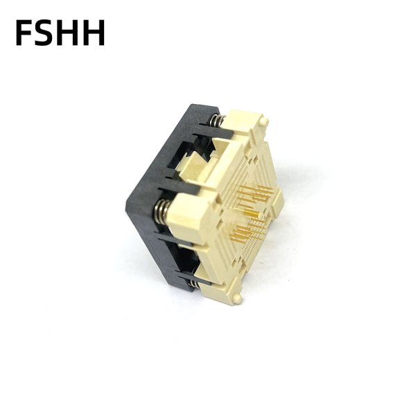 open top QFN24 test socket DFN24 MLF24 WSON24 Adapter 4x4mm 0.4mm pitch - Image 2