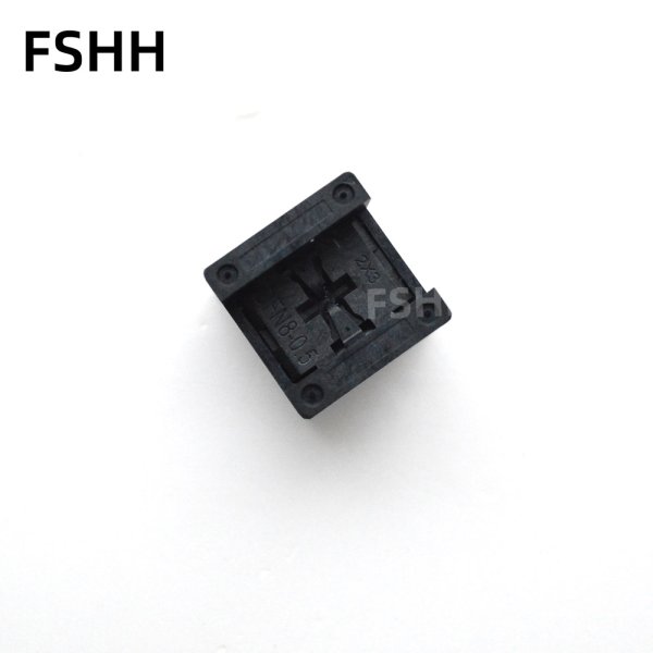 2mmx3mm 6mmx8mm 6mmx5mm QFN8 Adapter WSON8 DFN8 MLF8 test socket 0.5mm 1.27mm QFN8 Open-Top Socket - Image 2